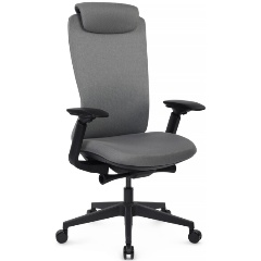 Изображение товара Компьютерное кресло RIVA DESIGN Gemini EGE-002A Черный пластик/Серый