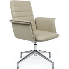 Изображение товара Офисное кресло RIVA DESIGN Rubens-ST C1819-2 светло-серое стильное комфортное