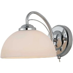 Изображение товара Настольная лампа Rivoli Tina 9173-401 современный стиль хром стекло