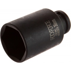 Изображение товара Головка торцевая шестигранная ROCK FORCE 36 мм 1/2", ударная, удлиненная, тонкостенная, L=78 мм