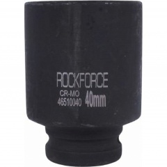 Изображение товара Торцевая головка ROCK FORCE 40 мм 3/4", 6-гранная, ударная, удлиненная