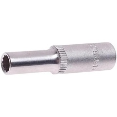 Изображение товара Головка торцевая двенадцатигранная ROCK FORCE 6 мм 1/4", глубокая, L=50 мм