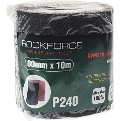 Изображение товара Бумага наждачная ROCK FORCE RF-FB4240C на тканевой основе 100мм х 10м в рулоне (P240)
