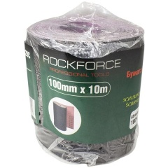 Изображение товара Бумага наждачная ROCK FORCE RF-FB4280C на тканевой основе 100мм х 10м в рулоне (P280)