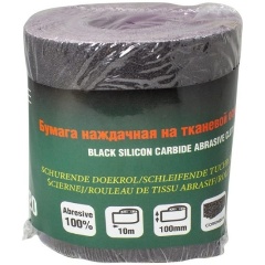 Изображение товара Бумага наждачная ROCK FORCE RF-FB4120C на тканевой основе 100мм х 10м в рулоне (P120)