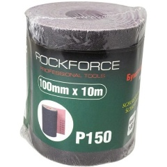 Изображение товара Бумага наждачная ROCK FORCE RF-FB4150C на тканевой основе 100мм х 10м в рулоне (P150)