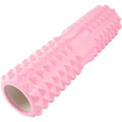 Изображение товара Массажный ролик ZDK персиково-розовый 45см для фитнеса и массажа