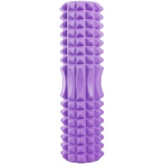 Изображение товара Фиолетовый массажный ролик ZDK длиной 45 см для фитнеса и массажа мышц