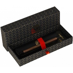 Изображение товара Роллер Manzoni Terlano синий 0,7 мм, корпус металл черн., ИН244771