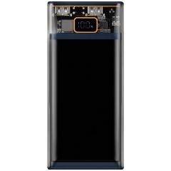 Изображение товара Внешний аккумулятор Rombica NEO Steam Max Blue, 20 000 мАч, прозрачный корпус, PD, QCharge, LCD