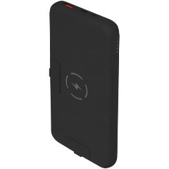 Изображение товара Внешний аккумулятор Rombica NEO Wireless PD Black, 10 000 мАч, QI, БЗУ 15Вт, PD, Qcharge