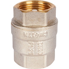 Изображение товара Обратный клапан ROMMER 3/4 пружинный муфтовый пластиковым седлом RVC-0002-000020