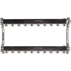 Изображение товара Коллектор ROMMER из нержавеющей стали для радиаторной разводки 10 вых.