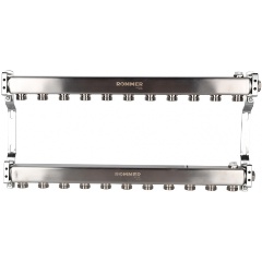 Изображение товара Коллектор ROMMER из нержавеющей стали для радиаторной разводки 11 вых