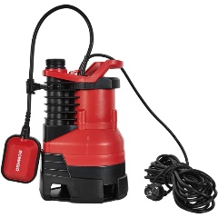 Изображение товара Насос дренажный ROMMER PROFI, H-8.5м,Q-15.5м3/ч, кабель 10м, 900 Вт, для грязной воды