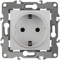 Изображение товара Розетка ЭРА 12 2P E Schuko со шторками 16A 250V 12-2002-01 Б0036440