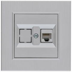 Изображение товара Розетка компьютерная Makel CAT 5+гнездо Karea LINE STAR жемчуж., 86100035