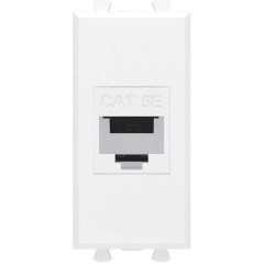 Изображение товара Розетка компьютерная Avanti Белое облако RJ45 Cat.5e модульная