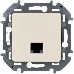 Изображение товара Розетка компьютерная Legrand Inspiria RJ45 кат.5E UTP сл. кость, 673826