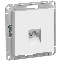 Изображение товара Розетка компьютерная RJ45 SCHNEIDER ELECTRIC AtlasDesign, кат. 5Е, механизм, БЕЛЫЙ