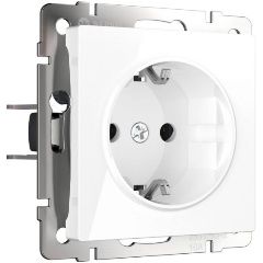 Изображение товара Розетка с заземлением Werkel белый W1171001 4690389155116