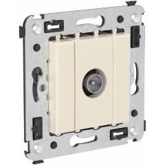 Изображение товара Розетка телевизионная оконечная DKC TV СП Avanti "Ванильная дымка", 4405523