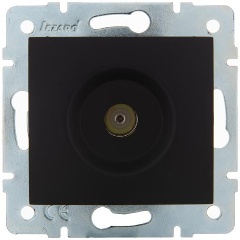 Изображение товара Розетка TV LEZARD СП Karina черн. бархат, 707-4288-130