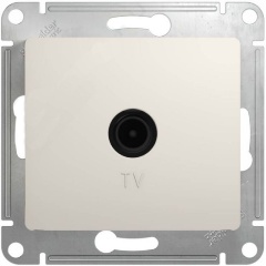 Изображение товара Розетка TV SCHNEIDER ELECTRIC GLOSSA оконечная молочный GSL000991