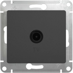 Изображение товара Розетка TV Schneider Electric Glossa проходная антрацит GSL000792