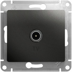 Изображение товара Розетка TV SCHNEIDER ELECTRIC GLOSSA TV АНТЕННА коннектор, механизм, антрацит, GSL000793