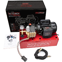Изображение товара Электрический опрессовщик RT.1624050 Rotorica Rotor e-Test 50T с баком 18л, 10л/мин