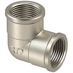 Изображение товара Угольник RTP внутр./внутр. резьба 1 1/4" х90град. еврослот никель 40900