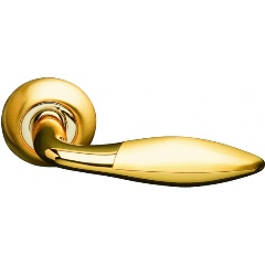 Изображение товара Дверная ручка ARCHIE PALMETA S010 95II, мат. золото