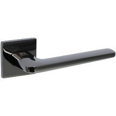 Изображение товара Ручка дверная межкомнатная BUSSARE CANTO на квадратном основании FRESCO A-55-40 B.NICKEL (черный никель)