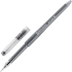 Изображение товара Ручка гелевая BRAUBERG DIAMOND, ЧЕРНАЯ, игольчатый узел 0,5 мм, линия письма 0,25 мм, 143379