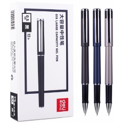 Изображение товара Ручка гелевая Deli S19 0.5мм ассорти черные чернила