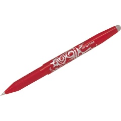 Изображение товара Гелевая ручка Pilot Frixion 0.7 мм стираемая красная для письма и заметок