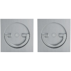 Изображение товара Ручка поворотная для раздвижных дверей SH.QUADRO55.BK8х2 MWSC-33 итальянский тисненый ARMADILLO