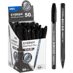 Изображение товара Ручка шариковая Deli EQ19-BK черн d=1мм черн. черн.