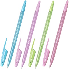 Изображение товара Ручка шариковая ERICH KRAUSE "R-301 Spring", СИНЯЯ, корпус тонированный ассорти, узел 0,7 мм, линия письма 0,35 мм, 31059