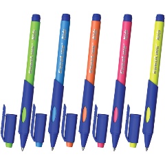 Изображение товара Ручка шариковая ERICH KRAUSE "Ergoline Kids" масляная, СИНЯЯ, корпус ассорти, узел 0,7 мм, линия письма 0,35 мм, 41539