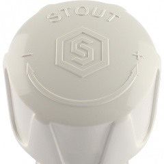 Stout клапан ручной терморегулирующий с неподъемным шпинделем прямой 3 4