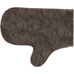 Изображение товара Рукавица для бани Бацькина баня 12002 серая