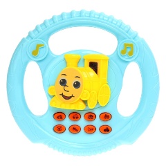 Изображение товара Руль музыкальный ИГРАЕМ ВМЕСТЕ паровозик, звук, ZY839633-R