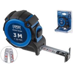 Изображение товара Рулетка 3м/16мм EXPERT STARTUL (SE3012-0316M) (Двухсторонняя шкала нанесения, нейлоновое покрытие, магнитный обрезиненный двухсторонний зацеп)