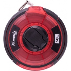 Изображение товара Рулетка геодезическая MATRIX 31282, 50 м х 12,5 мм, закрытый корпус, стальная лента, односторонняя шкала, Pro