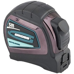 Изображение товара Рулетка GROSS 31123 "Doppelhaken", 5 м x 19 мм, двухсторонний зацеп, нейлон, двусторонняя шкала, автоматическая