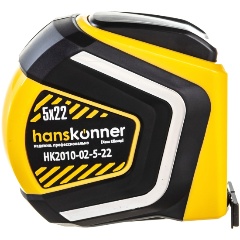 Изображение товара Рулетка Hanskonner HK2010-02-5-22 , 5x22, автостоп, противоударный корпус, мощный магнит
