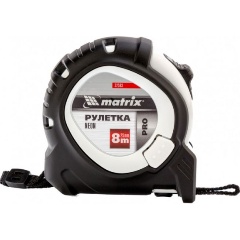 Изображение товара Рулетка MATRIX 32593, Neon, 8 м x 25 мм, обрезиненный корпус, 3 фиксации, Pro