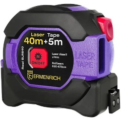 Изображение товара Рулетка с лазерным дальномером Ermenrich Reel SLR540, 40 м, механическая и лазерная в одном корпусе